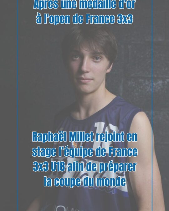 Un de nos joueurs rejoint l’équipe de France